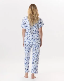 Pyjama En Coton BLOOM 902 Bleu -Pyjama Chic Femme Magasin pyjama en coton bloom 902 bleu 5
