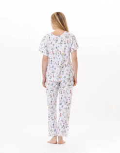Pyjama En Coton BLOOM 902 Corail -Pyjama Chic Femme Magasin pyjama en coton bloom 902 corail 4