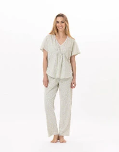 Pyjama En Coton CALISSON 902 Anis