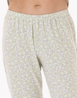 Pyjama En Coton CALISSON 902 Anis -Pyjama Chic Femme Magasin pyjama en coton calisson 902 anis 4