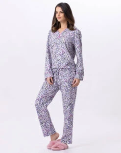 Pyjama En Coton CASSIE 802 Multico -Pyjama Chic Femme Magasin pyjama en coton cassie 802 multico 4