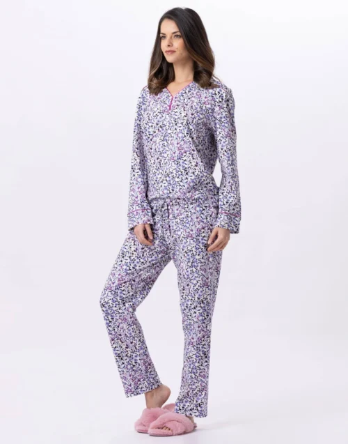 Pyjama En Coton CASSIE 802 Multico -Pyjama Chic Femme Magasin pyjama en coton cassie 802 multico 4