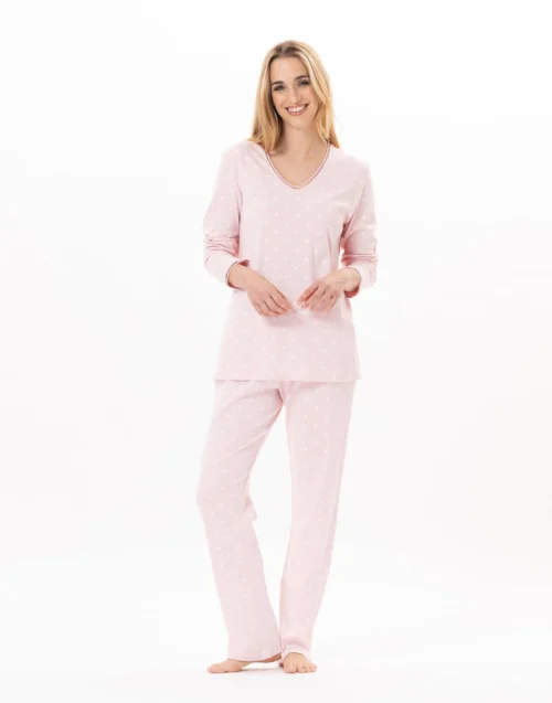 Pyjama En Coton CHAMADE 802 Blush