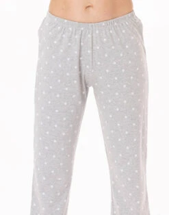 Pyjama En Coton CHAMADE 802 Gris Chine -Pyjama Chic Femme Magasin pyjama en coton chamade 802 gris chine 3
