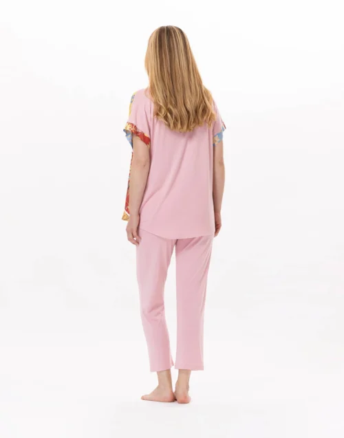 Pyjama En Coton ESTEREL 902 Rose 9 Pyjama En Coton ESTEREL 902 Rose -Pyjama Chic Femme Magasin pyjama en coton esterel 902 rose 2