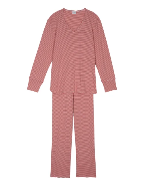 Pyjama En Coton GARANCE 802RL Muscade/Milk
