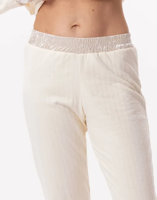 Pyjama En Coton Matelassé PILLOW 802 Ecru -Pyjama Chic Femme Magasin pyjama en coton matelasse pillow 802 ecru 3