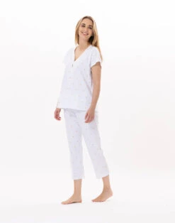 Pyjama En Coton PITCHOUN 902 Sable -Pyjama Chic Femme Magasin pyjama en coton pitchoun 902 sable 2
