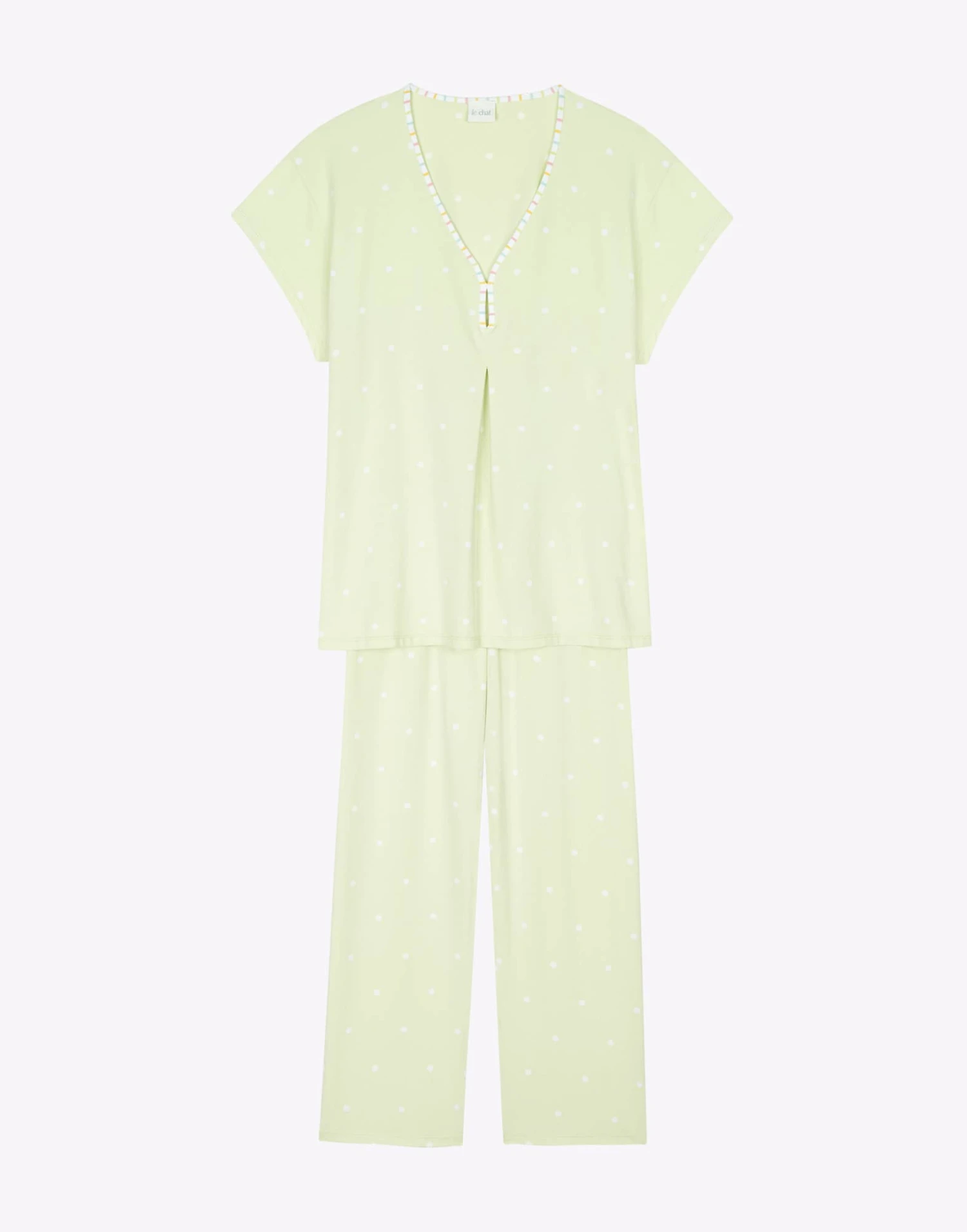 Pyjama En Coton PITCHOUN 902 Vert D'eau 6 Pyjama En Coton PITCHOUN 902 Vert D'eau – Image 6