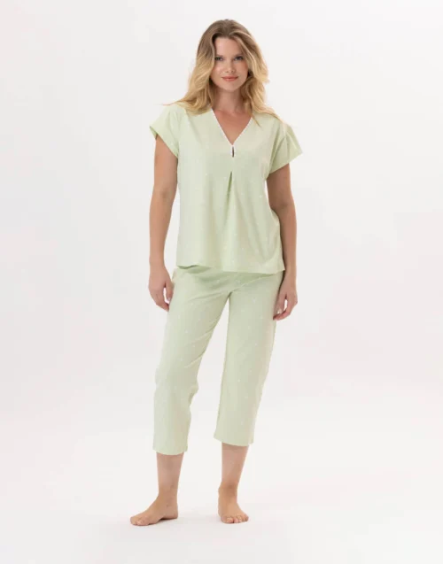 Pyjama En Coton PITCHOUN 902 Vert D'eau