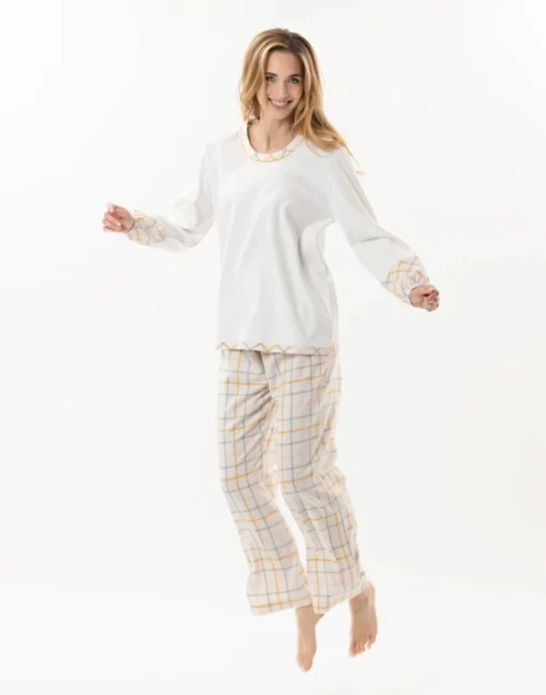 Pyjama En Coton Recyclé FELICITA 802Multico 10 Pyjama En Coton Recyclé FELICITA 802Multico -Pyjama Chic Femme Magasin pyjama en coton recycle felicita 802 multico 3