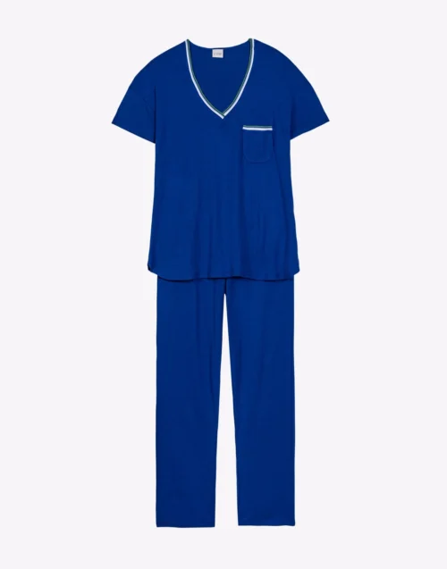Pyjama En Jersey BLOOM 912 Bleu 15 Pyjama En Jersey BLOOM 912 Bleu -Pyjama Chic Femme Magasin pyjama en jersey bloom 912 bleu 7
