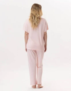 Pyjama En Jersey BLOOM 912 Corail -Pyjama Chic Femme Magasin pyjama en jersey bloom 912 corail 5