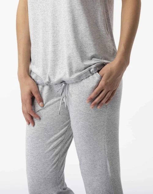 Pyjama En Jersey Et Dentelle ANNAH 702 Gris Chiné 10 Pyjama En Jersey Et Dentelle ANNAH 702 Gris Chiné -Pyjama Chic Femme Magasin pyjama en jersey et dentelle annah 702 gris chine 3