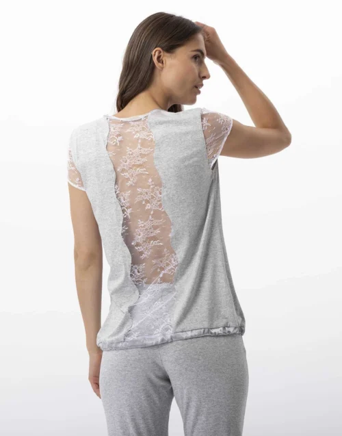 Pyjama En Jersey Et Dentelle ANNAH 702 Gris Chiné 11 Pyjama En Jersey Et Dentelle ANNAH 702 Gris Chiné -Pyjama Chic Femme Magasin pyjama en jersey et dentelle annah 702 gris chine 4