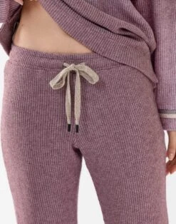 Pyjama En Maille Tricot Lurex FRILEUSE 602 Vendange -Pyjama Chic Femme Magasin pyjama en maille tricot lurex frileuse 602 vendange 2