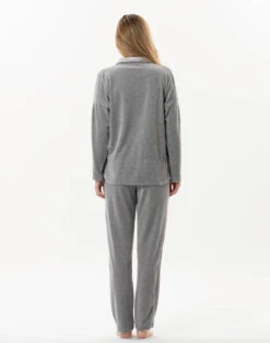 Pyjama En Velours VELVET 802Gris Chine 14 Pyjama En Velours VELVET 802Gris Chine -Pyjama Chic Femme Magasin pyjama en velours velvet 802 gris chine 6