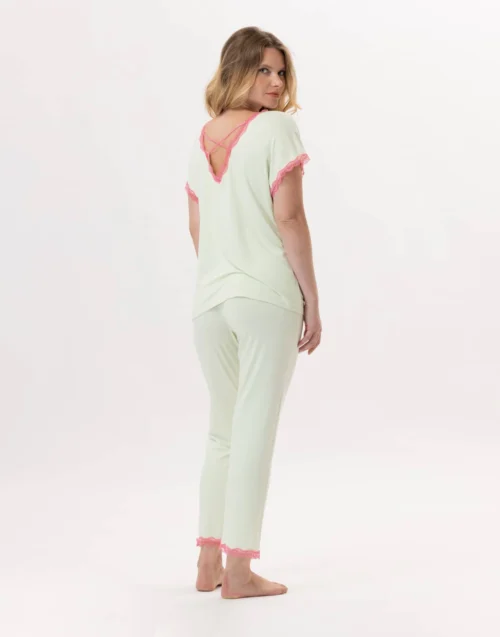 Pyjama En Viscose PALOMA 902 Vert D'eau -Pyjama Chic Femme Magasin pyjama en viscose paloma 902 vert d eau 2