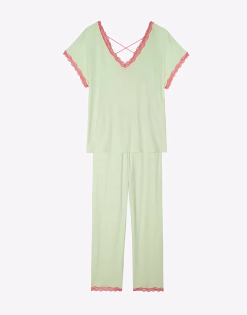 Pyjama En Viscose PALOMA 902 Vert D'eau -Pyjama Chic Femme Magasin pyjama en viscose paloma 902 vert d eau 7