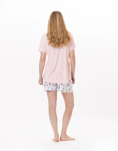 Pyjama Short En Coton BLOOM 900 Corail 14 Pyjama Short En Coton BLOOM 900 Corail -Pyjama Chic Femme Magasin pyjama short en coton bloom 900 corail 6
