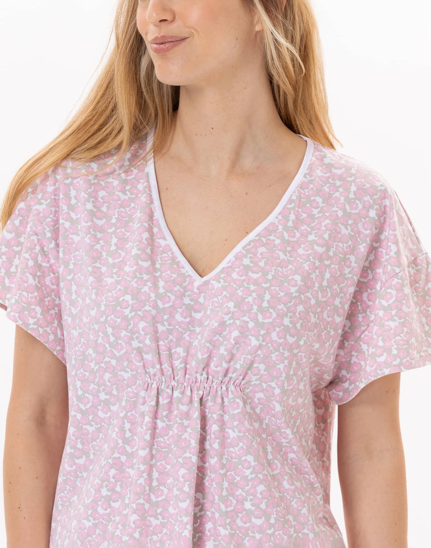 Pyjama Short En Coton CALISSON 900 Rose 2 Pyjama Short En Coton CALISSON 900 Rose – Image 2