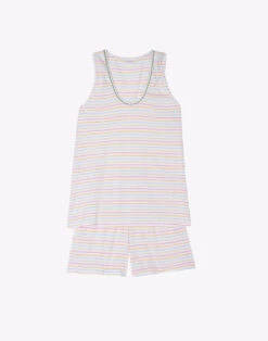 Pyjama Short En Coton MARIUS 900 Multico -Pyjama Chic Femme Magasin pyjama short en coton marius 900 multico 7