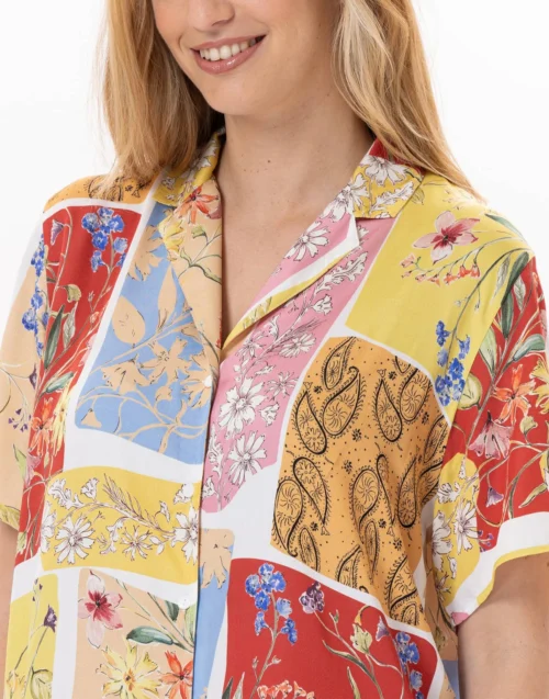 Pyjama Chic Femme Magasin -Pyjama Chic Femme Magasin pyjama short en viscose esterel 900 rose 1