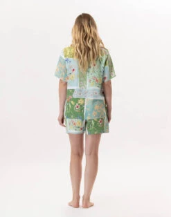 Pyjama Short En Viscose ESTEREL 900 Vert D'eau -Pyjama Chic Femme Magasin pyjama short en viscose esterel 900 vert d eau 4