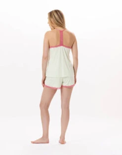 Pyjama Short En Viscose PALOMA 900 Vert D'eau -Pyjama Chic Femme Magasin pyjama short en viscose paloma 900 vert d eau 6