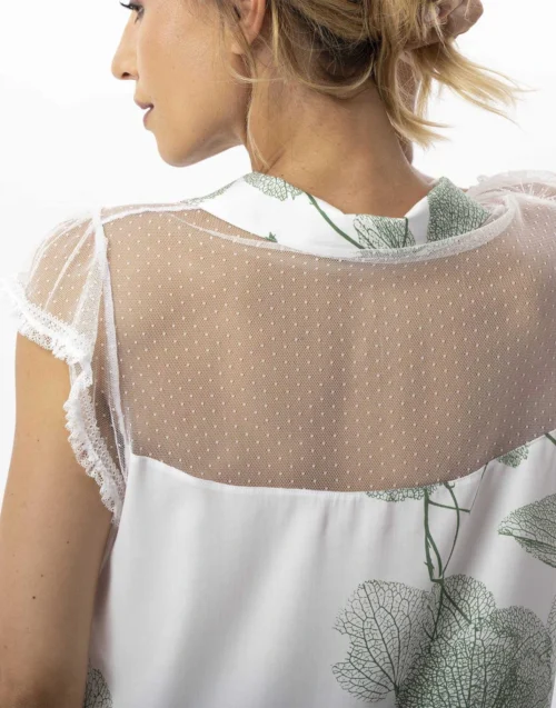 Pyjama Short Motif Végétal En 100% Viscose GINKGO 700 Kaki 10 Pyjama Short Motif Végétal En 100% Viscose GINKGO 700 Kaki -Pyjama Chic Femme Magasin pyjama short motif vegetal en 100 viscose ginkgo 700 kaki 4