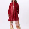 Robe De Chambre En Peluche Flanelle ESSENTIEL 855 Tomette