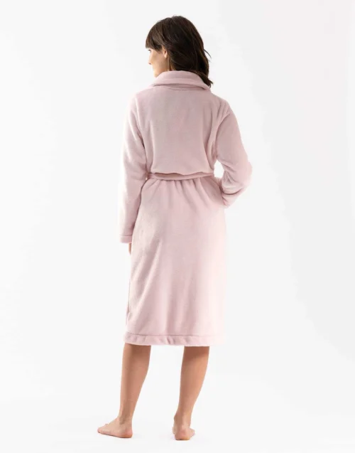 Robe De Chambre En Peluche Flanelle ESSENTIEL H51B Bois De Rose 10 Robe De Chambre En Peluche Flanelle ESSENTIEL H51B Bois De Rose -Pyjama Chic Femme Magasin robe de chambre en peluche flanelle essentiel h51b bois de rose 4
