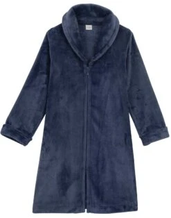 Robe De Chambre En Peluche Flanelle ESSENTIEL H56B Prusse 11 Robe De Chambre En Peluche Flanelle ESSENTIEL H56B Prusse -Pyjama Chic Femme Magasin robe de chambre en peluche flanelle essentiel h56b prusse 5