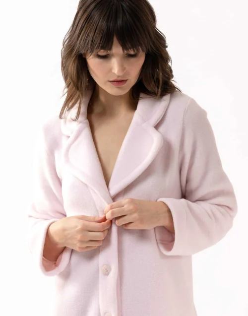Pyjama Chic Femme Magasin -Pyjama Chic Femme Magasin robe de chambre en polaire essentiel h52b bois de rose 1
