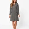 Robe De Chambre Zippée En Polaire ESSENTIEL H54A Anthracite Chiné