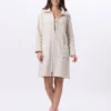 Robe De Chambre Zippée En Polaire ESSENTIEL H54A Beige