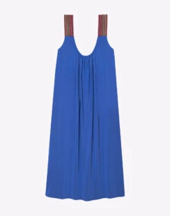 Robe En Jersey PAMPELONNE 941 Bleu -Pyjama Chic Femme Magasin robe en jersey pampelonne 941 bleu 5