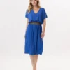 Robe En Jersey PAMPELONNE 942 Bleu