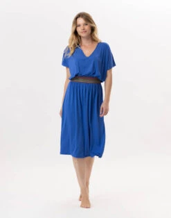 Robe En Jersey PAMPELONNE 942 Bleu