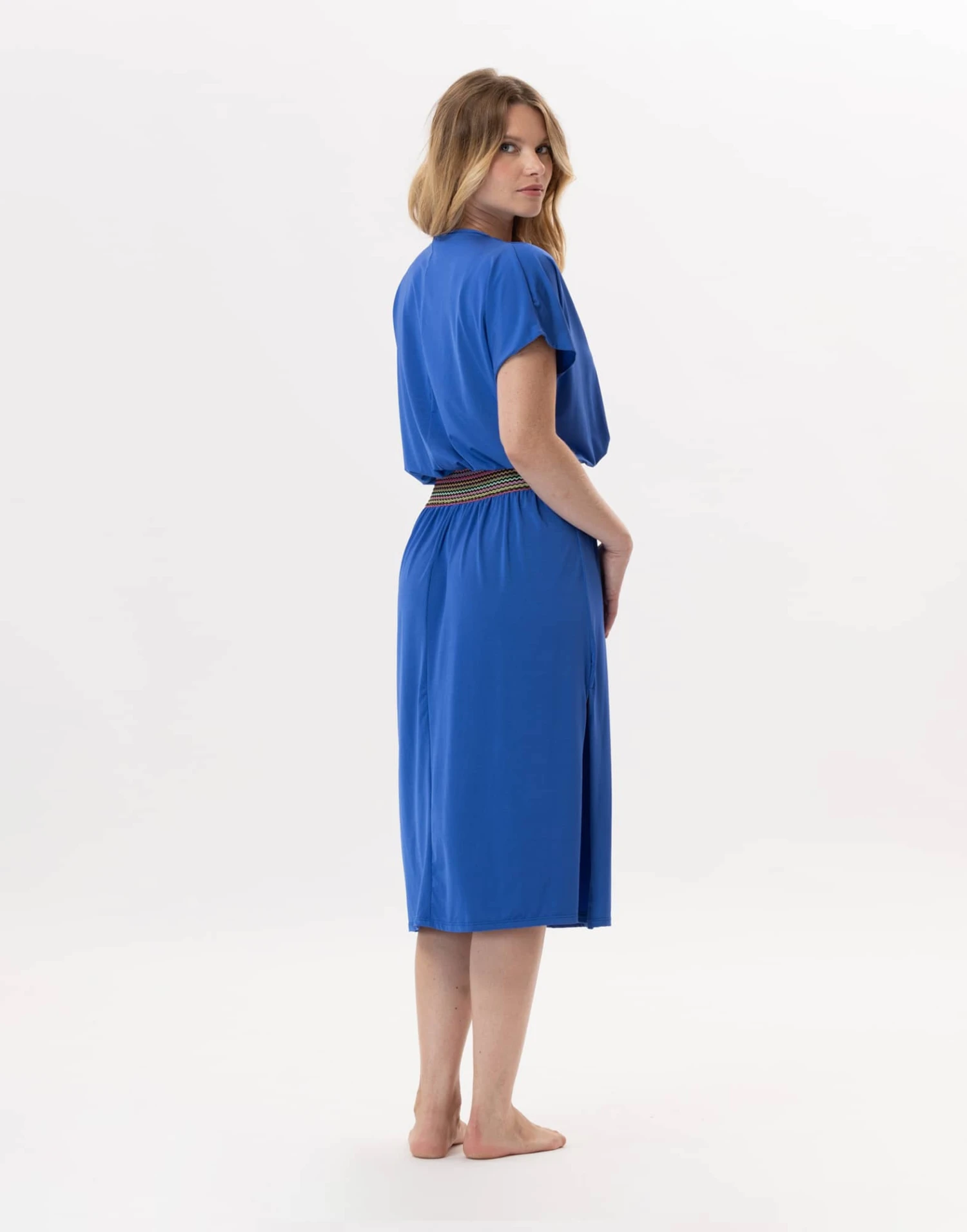 Robe En Jersey PAMPELONNE 942 Bleu 5 Robe En Jersey PAMPELONNE 942 Bleu – Image 5