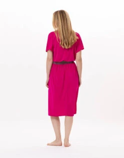 Robe En Jersey PAMPELONNE 942 Fuchsia -Pyjama Chic Femme Magasin robe en jersey pampelonne 942 fuchsia 7