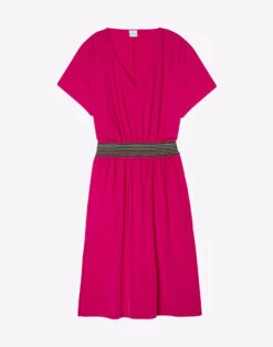 Robe En Jersey PAMPELONNE 942 Fuchsia -Pyjama Chic Femme Magasin robe en jersey pampelonne 942 fuchsia 8