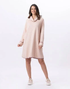 Robe En Maille Tricot ALPAGA 840 Beige