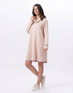 Robe En Maille Tricot ALPAGA 840 Beige 13 Robe En Maille Tricot ALPAGA 840 Beige -Pyjama Chic Femme Magasin robe en maille tricot alpaga 840 beige 5