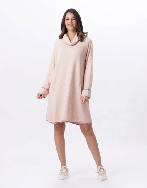 Robe En Maille Tricot ALPAGA 840 Beige