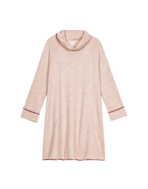 Robe En Maille Tricot ALPAGA 840 Beige -Pyjama Chic Femme Magasin robe en maille tricot alpaga 840 beige 7