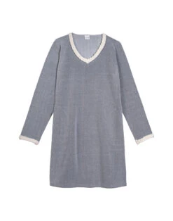 Robe En Micropolaire DOUCE 840 Gris Chine -Pyjama Chic Femme Magasin robe en micropolaire douce 840 gris chine 5