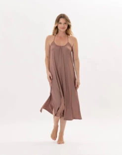 Robe En Viscose RAMATUELLE 941 Sable