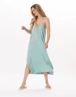 Robe En Viscose RAMATUELLE 941 Vert D'eau -Pyjama Chic Femme Magasin robe en viscose ramatuelle 941 vert d eau 2