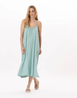 Robe En Viscose RAMATUELLE 941 Vert D'eau